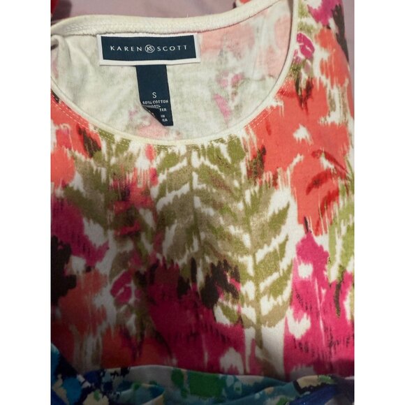 Lot Of 5 Womens Small Short Sleeve Hannah Style & Co Karen Scott Croft Barrow - Picture 5 of 6